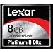 Lexar 8 GB Platinum II 80x Compact Flash, LCF8GBBSBNA080