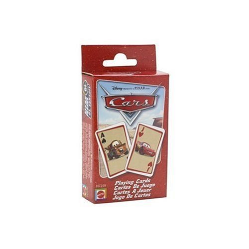 Disney Cars Playing Cards by Mattel