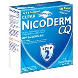 NicoDerm CQ Smoking Cessation Aid Clear Patch Step 2 with 14mg - 14 ea