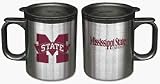 Mississippi State Bulldogs 13 oz. Stainless Steel Coffee Mug (Set of Two)