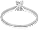 14k Choice of White or Yellow Gold Princess Cut Solitaire Diamond Engagement Ring (1/4 ct, H-I Color, SI2-I1 Clarity)