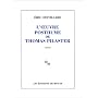 L'oeuvre posthume d.thomas pilaster