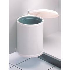 Hailo 3555-001 Einbau-Abfallsammler Compact-Box 15, weiss