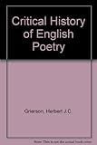 A critical history of English poetry