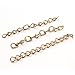 Linsoir Beads 100pcs/lot 2 Inches Chain Extension Tails/Necklace Bracelet Extender, 50mm3mm,KC Gold Plated
