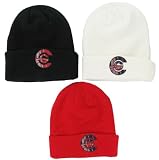 COOGI Basic Plaid Logo Mens Beanie Knit Skull Hat Cap One Size Fits All OSFA