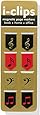 Music i-clips Magnetic Page Markers (Set of 8 Magnetic Bookmarks)