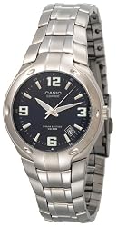 Casio Men's EF106D-2AV Edifice 10-Year-Battery Analog Bracelet Watch