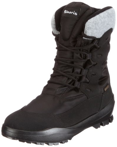 Tamaris ACTIVE 1-1-26700-27, Damen Stiefel, Schwarz (BLACK/GRAPHITE 005), EU 38