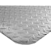 Durable Coporation Metallic Diamond-Dek Runner Industrial Mat, for Dry Floors, Silver