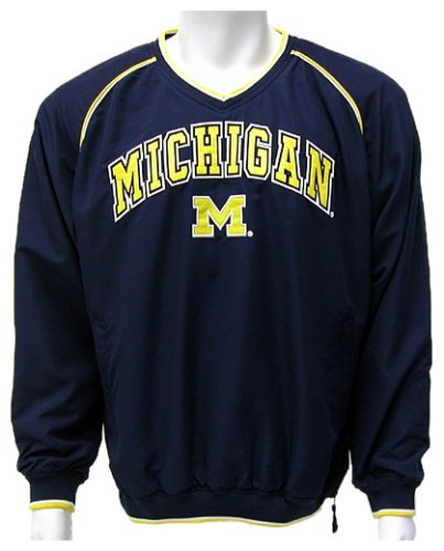 Buy Michigan Wolverines Mens Stratus Pullover Jacket by Colosseum Athletics