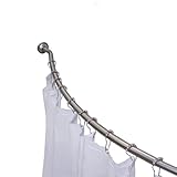 Elite Home Fashions Simple 3-in-1 Curved Shower Rod
