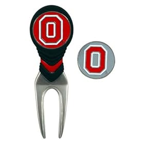 Team Effort Ohio State Buckeyes CVX Ball Mark Repair Tool