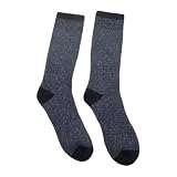 Navy Blue Blend High Tech Thermal Wool Socks 4266 - Mens Size 10-13