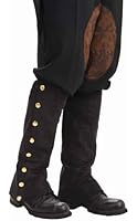 Forum Novelties Men's Adult Steampunk Suede Spats Costume Accessory