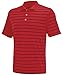 adidas Golf Men's Puremotion 2 Color Stripe Jersey Polo, University Red/Black, X-Large