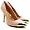 Suede Leather Style Stiletto Heel Toe Cap Court Shoes Pink US Sz 5