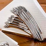 ASPARAGUS NAPKIN HOLDER - ASPARAGUS DESIGN SILVER PLATE NAPKIN HOLDER