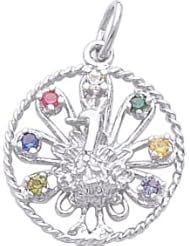 Rembrandt Charms Peacock Charm