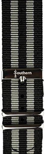 22mm Nylon Strap for LG, ASUS, Samsung, Pebble Classic &amp; Time, Moto 360 (V2 46mm), Tag Heuer, Fossil Q