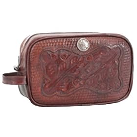 American West Mahogany Oakleaf Dop Shaving Kit
