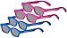4 pairs - Children's Passive 3D Glasses for Kids Genuine Ultimate 3D Heaven Sealed RealD Compatible Circular Polarized 3D Glasses for Passive 3D TV's Televisions from Vizio, Toshiba, LG, Philips and JVC and for use in Real-D Theaters