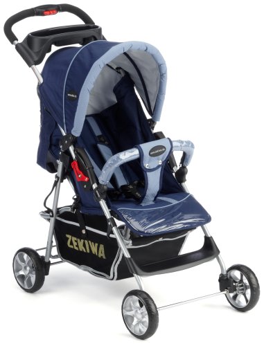 Zekiwa 323/130-01 - Biker Standard Dessin: Blue, ALU-Gestell mit Spieltisch und Einhandfal Preisvergleich