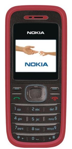 Nokia 1208 Mobile Phone Unlocked Sim Free - Red