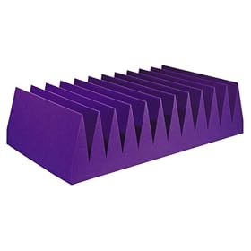 Auralex 12VEN24PUR Venus Bass Traps in Purple; 2- 2'x4'x12 Panels by 