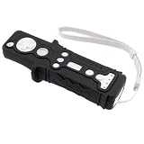 Silicone Skin Case for Nintendo Wii Remote Control, Black Motorcycle Handle Grip