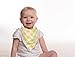 4-pack Drool Baby Bandana Bibs - Soft Organic Cotton with Snaps - Modern Patterns - Unique Baby Shower Gift set for Boys and Girls - SUPER SALE PRICE!!