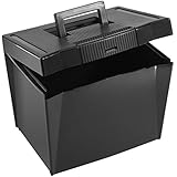 Pendaflex Economy File Box, Black, 10-7/8" H x 13-1/2" W x 10-1/4" D (20861)