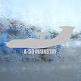 A-50 MAINSTAY Gray Decal Military Soldier Window Gray Sticker
