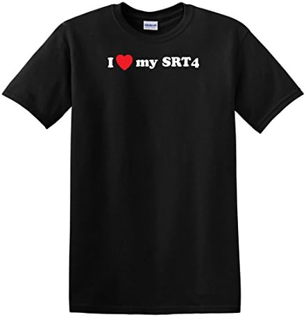 fagraphix Men's I Love my SRT4 T-Shirt Large Black