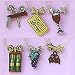 Wine Lover Painted Wine Glass Charms, Set of 6 - From the Original That Wine is Mine