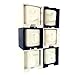 Le Bleu Bean Clearance Espresso Cups, Gift Boxed, Black
