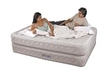 Intex Supreme Air-Flow Queen Airbed Nylon flocked with Built-in Electric Pump