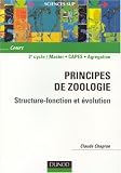 Principes de zoologie : Structure-fonction et �volution