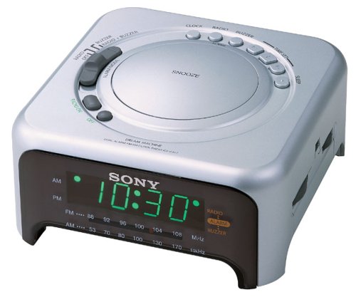 Childrens Toyshop  Electronics : Sony ICF-C317 Dream Machine FM/AM Clock Radio - Silver