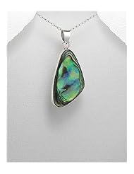 Shell Pendant Necklace In 92.5 Sterling Silver