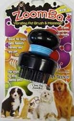 Zoomba Vibrating Pet Brush and Massager