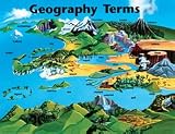 FRANK SCHAFFER PUBLICATIONS CHART GEOGRAPHY TERMS17 X 22