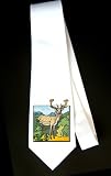 Party Decoration Necktie with buck, deer, rack, antlers, forest