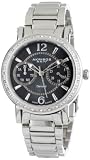 Akribos XXIV Womens AKR472SS Lady Diamond Collection Diamond Swiss Day and Date Watch