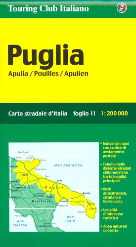 City Travel Guides Discounted   : Puglia (Carte Regionali)