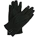 Alpine Swiss Womens Wool & Leather Trim Touch Screen Fashion Gloves