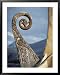 Detail of the Replica of a 9th Century Ad Viking Ship, Oseberg, Norway, Scandinavia, Europe Collections Framed Art Poster Print by David Lomax, 31x39