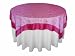 60x60 Embroidered Sheer Organza Table Overlay