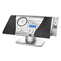 Karcher MC 6550 Musik-Center (CD/MP3-Player, PLL-Radio und Kassettendeck) silber/schwarz