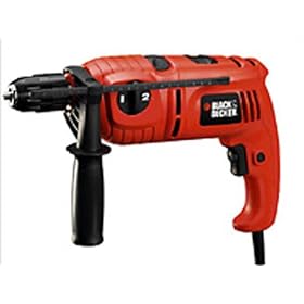 Black and Decker Kr850Ck Rot Imp Drill In Kit Box 850W